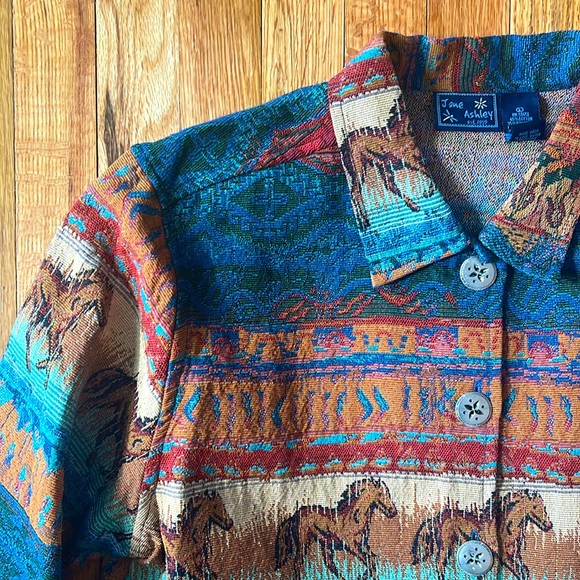 Vintage Western Tapestry Coat - Picture 3 of 10